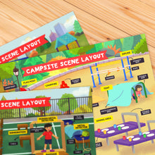Load image into Gallery viewer, Imaginative Play Setup Plan: Carnival, Airport, Campsite