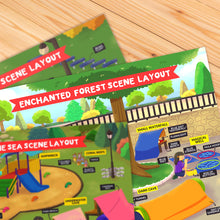 Load image into Gallery viewer, Imaginative Play Setup Plan: Lost Islands, Enchanted Forest, Under the Sea