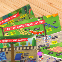 Load image into Gallery viewer, Imaginative Play Setup Plan: Lost Islands, Enchanted Forest, Under the Sea