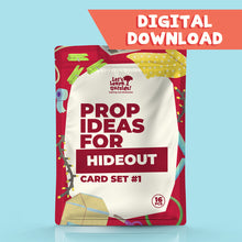 Load image into Gallery viewer, Prop Ideas for HIDEOUT - Card Set #1