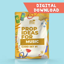 Load image into Gallery viewer, Prop Ideas for MUSIC - Card Set #1