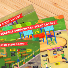 Load image into Gallery viewer, Imaginative Play Setup Plan: Train Station, Seaport Commercial, Seaport Cargo