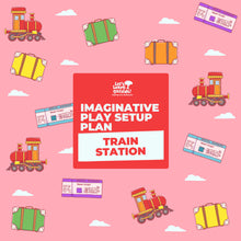 Load image into Gallery viewer, Imaginative Play Setup Plan: Train Station, Seaport Commercial, Seaport Cargo