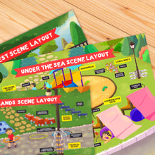 Load image into Gallery viewer, Imaginative Play Setup Plan: Lost Islands, Enchanted Forest, Under the Sea