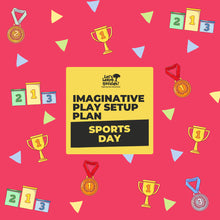 Load image into Gallery viewer, Imaginative Play Setup Plan: Mini Golf, Sports Day, Obstacle Race #1
